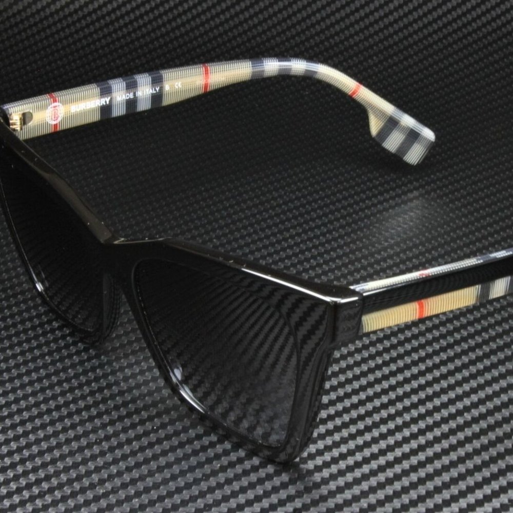 Burberry Women's Dark Striped Sunglasses